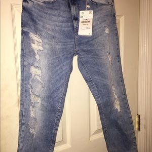 Zara boyfriend cut jeans